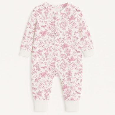 Ромпер з довгим рукавом i комірцем My Little Pie Chloe Pink 1/3 місяців (56-62) K060, 3/6 місяців (62-68), 62