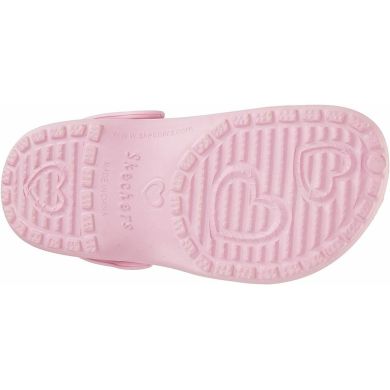 Шлепанцы розовые кроксы детские на девочку Skechers размер 27,5 308016L PNK