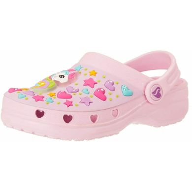 Шлепанцы розовые кроксы детские на девочку Skechers размер 27,5 308016L PNK