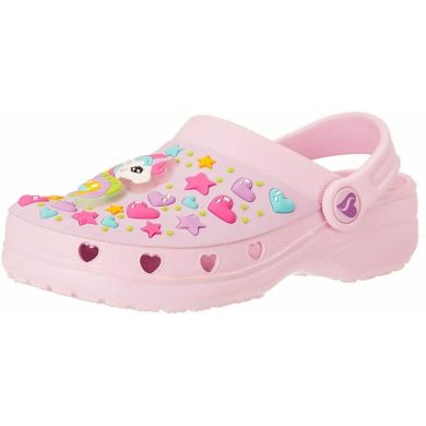 Шлепанцы розовые кроксы детские на девочку Skechers размер 28,5 308016L PNK