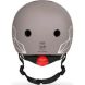 Шолом захисний дитячий Scoot and Ride, коричневий, з ліхтариком, 45-51см SR-181206-BROWNLINES