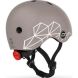 Шолом захисний дитячий Scoot and Ride, коричневий, з ліхтариком, 45-51см SR-181206-BROWNLINES