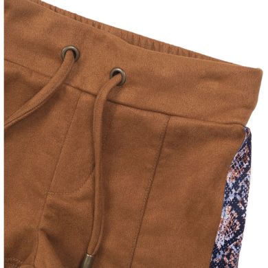 Шорты детские DJ Dutchjeans коричневые для девочек р. 134 E38036-45