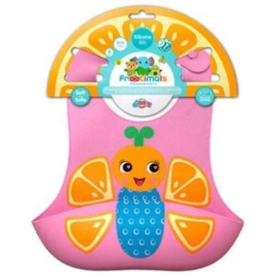 Силиконовый детский нагрудник orangiefly Frootimals FT00011