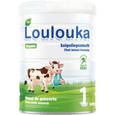 Смесь детская из коровьего молока №1 органическая с рождения 900 г Loulouka  8719326287867