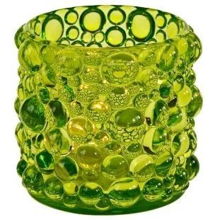 Свічник Bubble, зелений, скло, 8,5x8 см Werner Voss 56870