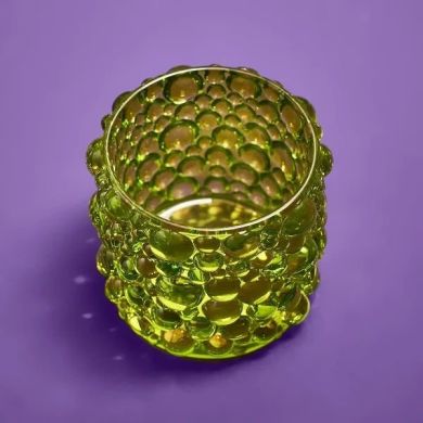 Свічник Bubble, зелений, скло, 8,5x8 см Werner Voss 56870