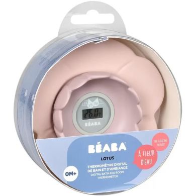 Термометр для ванной Лотос розовый, Beaba 920377, Розовый