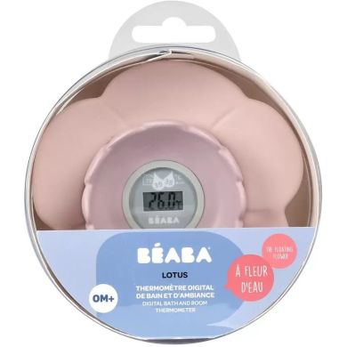 Термометр для ванной Лотос розовый, Beaba 920377, Розовый