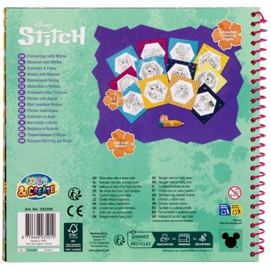 Водная раскраска Disney STITCH 22,5 X 22,5 CM ST252390