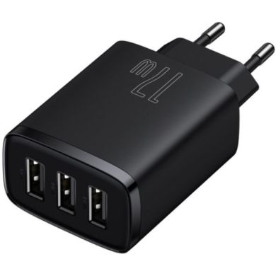 Зарядний пристрій Baseus Compact 3U 17W CCXJ020101 чорний