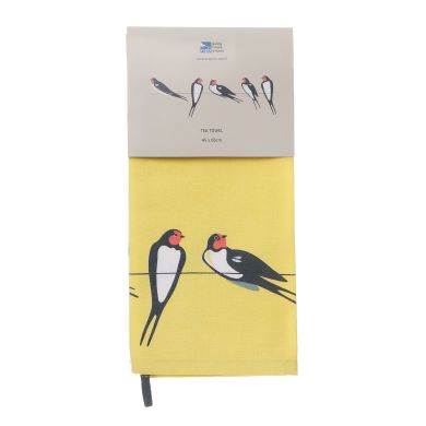 Чайний рушник RSPB Ластівки Half Moon Bay Жовтий TWTLRSPB03