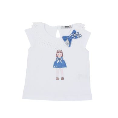 Футболка дитяча Dr. Kid 12M біла DK351/PV20