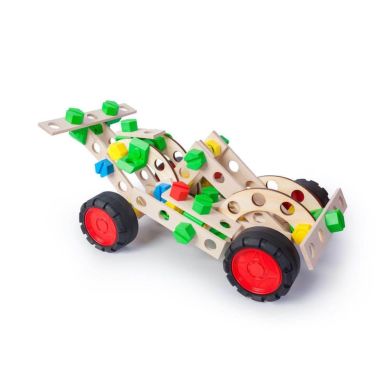 Винтовой конструктор Alexander Junior Спортивный автомобиль 3 в 1 107 деталей 2158