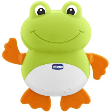 Іграшка для ванної Chicco Жабеня плавець 09727.00, Зелений