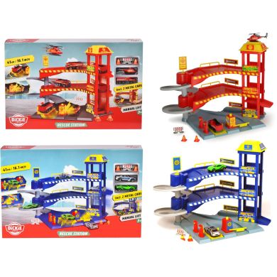 Игровой набор Спасательная станция Dickie toys с 2 машинками, 2 вида 3718000