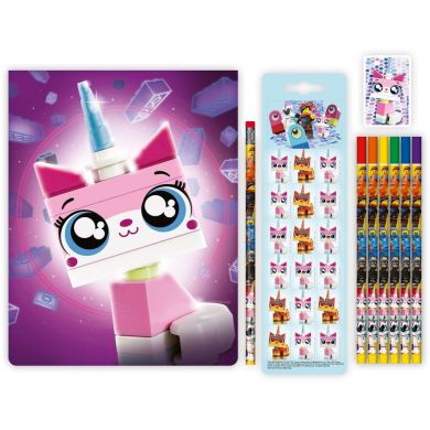 Канцелярський набір, 10 предметів, Unikitty LEGO 4001168-52347