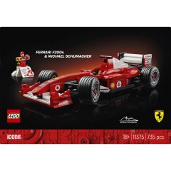 Конструктор Ferrari F2004 та Michael Schumacher LEGO Icons 11375