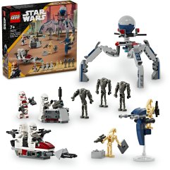 Конструктор Клони-піхотинці й Бойовий дроїд. Бойовий набір LEGO Зоряні війни 75372