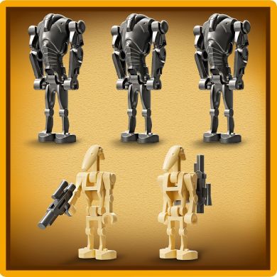 Конструктор Клони-піхотинці й Бойовий дроїд. Бойовий набір LEGO Зоряні війни 75372
