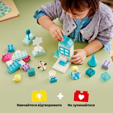 Конструктор Коробка для творчого конструювання &laquo;Крижане серце&raquo; з Ельзою й Олафом Lego DUPLO 10462