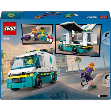 Конструктор Скорая помощь LEGO City 60451