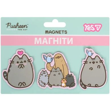Магніти фігурні Yes Pusheen, 3 шт YES 708547