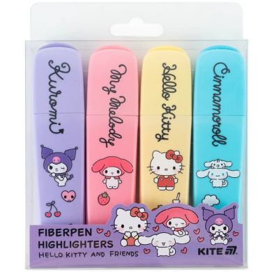 Маркер Highlighter, набор из 4-х цв., Hello Kitty HK26-444