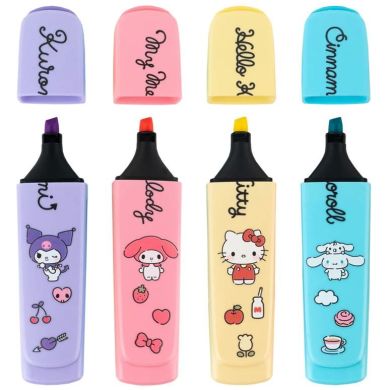 Маркер Highlighter, набор из 4-х цв., Hello Kitty HK26-444