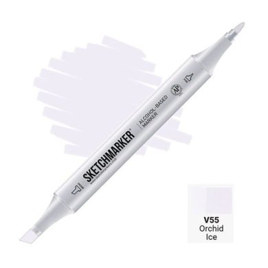 Маркер Sketchmarker, цвет Orchid Ice 2 пера: тонкое и долото, SM-V055