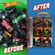 Металевий контейнер для зберігання машинок серії Monster Trucks Hot Wheels HWCC21