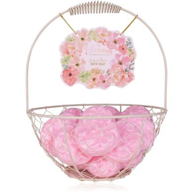 Мило BLOSSOM 80мл у формі квітки, аромат: Жасмин Персик ACCENTRA 4015953735769