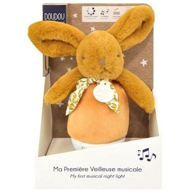 Музыкальный ночник кролик DouDou Lapin желтый коллекция SENSORIEL DC4199, Жёлтый