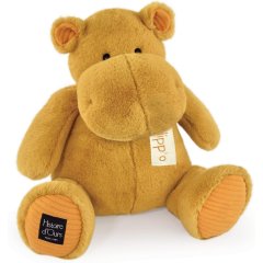 Мягкая игрушка DouDou Бегемот горчичный 40 см HO3212