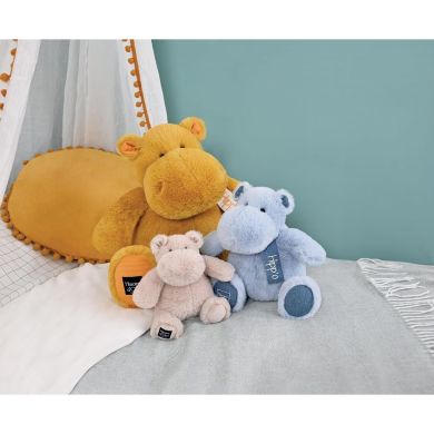 Мягкая игрушка DouDou Бегемот горчичный 40 см HO3212