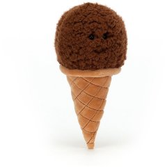 М'яка іграшка Jellycat (Джеллі кет) Чарівне шоколадне Морозиво ICE6CHOC