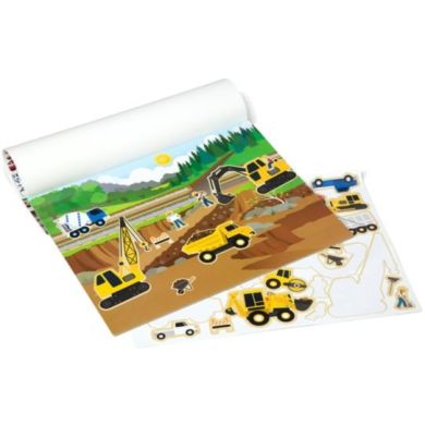 Набір багаторазових наліпок Транспорт Melissa & Doug SM93209/6812