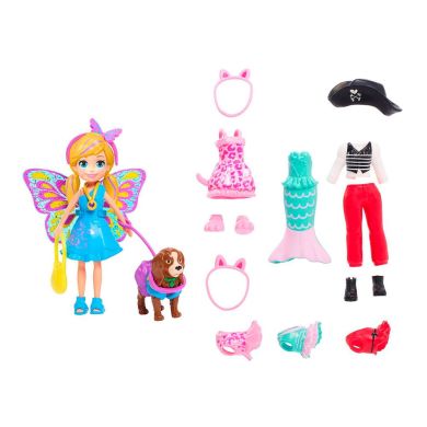 Набір Polly pocket Маленька модниця з вихованцем GDM15