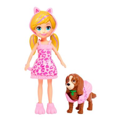 Набір Polly pocket Маленька модниця з вихованцем GDM15