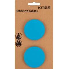 Набор иконок светоотражающих, голубые Kite K23-107-3.