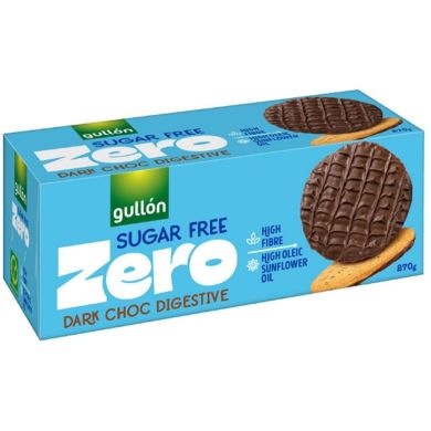 Печенье без сахара GULLON ZERO Digestive Dark Choc, 270г T7200