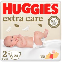 Підгузки Huggies Extra Care Size Розмір 2 (3-6 кг) 24 шт 2592421 5029053578064, S
