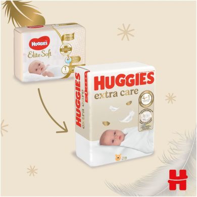 Подгузники Huggies Extra Care Size Розмір 2 (3-6 кг) 24 шт 2592421 5029053578064, S