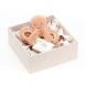 Подарунковий набір муслінова пелюшка та іграшка Jellycat (Джеллі кет) Odell Octopus Восьминіг OD2SET, Пудровий