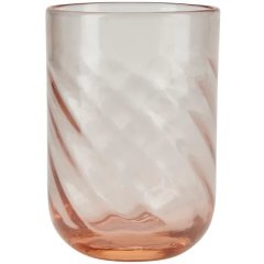 Склянка для води Twist, рожева, Н10,5см, Bahne 4975989