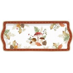 Таця 35x15см з порцеляни в коробці AUTUMN BREEZE POZZI MILANO 1109AUB