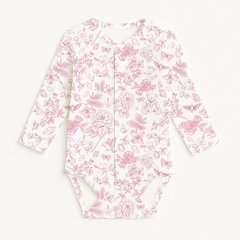 Боді Передня застібка з довгим рукавом i комiрцем для немовлят My Little Pie Chloe Pink 9/12 місяців (74-80) BLS005