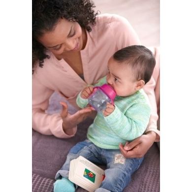 Чашка з м'яким носиком і ручками Philips Avent 6 міс+ рожева 200 мл SCF551/03, Рожевий