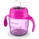 Чашка з м'яким носиком і ручками Philips Avent 6 міс+ рожева 200 мл SCF551/03, Рожевий