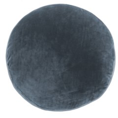 Декоративна подушка MARSHMALLOW d 40 см, h 6 см, сіроблак. Tiseco 3420BLUESTONE